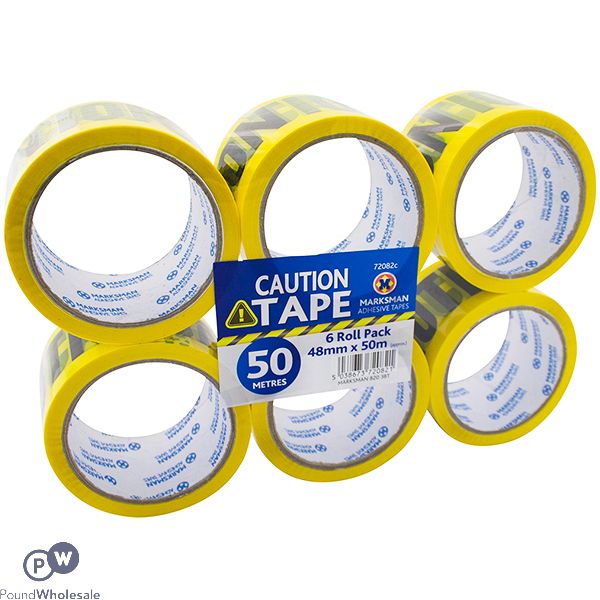 Marksman Caution Tape 48mm X 50m