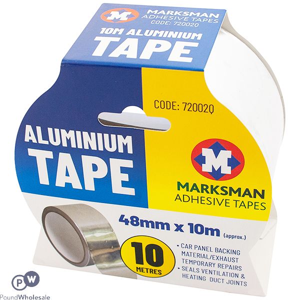 MARKSMAN ALUMINIUM TAPE 48MM X 10M