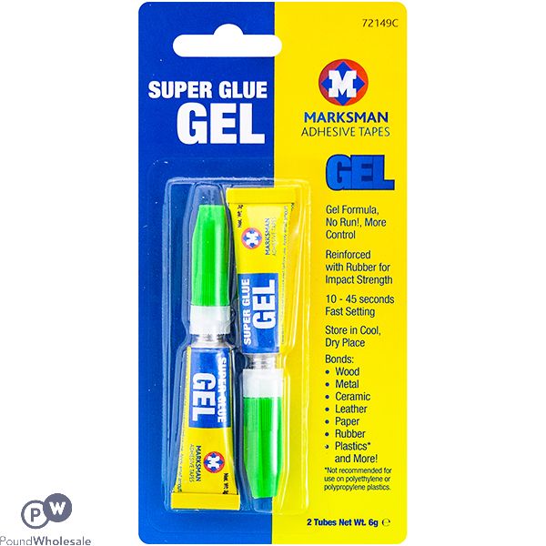 Marksman Super Glue Gel With Needle 3g 2 Pack