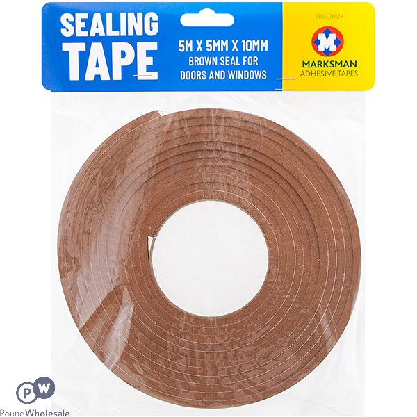 Marksman Draught Excluder Sealing Tape 5m X 5mm X 10mm