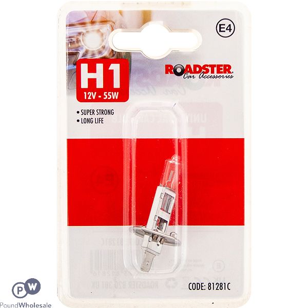 Roadster H1 12v 55w Halogen Car Light Bulb