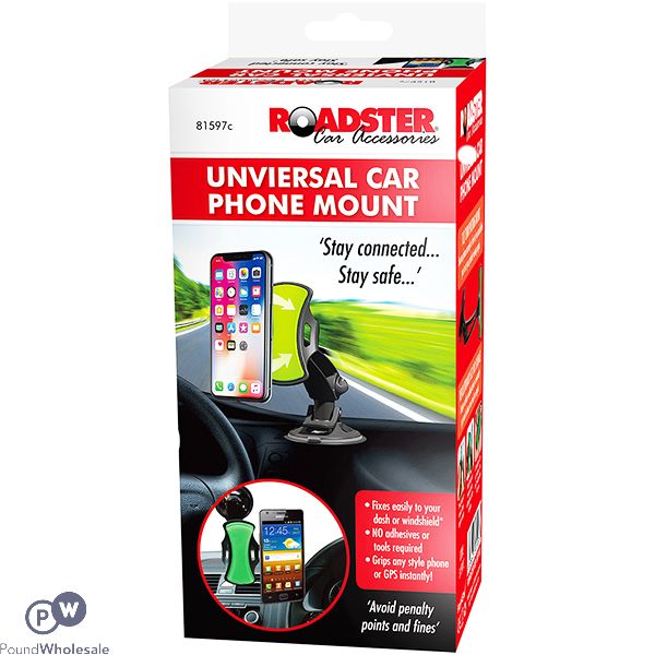 ROADSTER UNIVERSAL CAR PHONE MOUNT