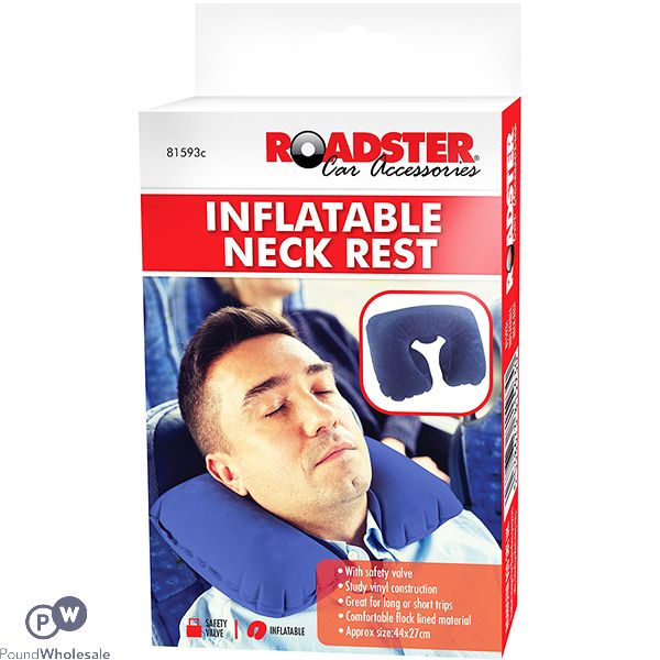 Roadster Inflatable Neck Rest 44 X 27cm