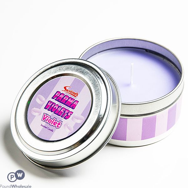 Swizzels Parma Violets Tin Scented Candle 3oz