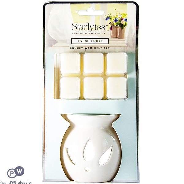 Starlytes Luxury Scented Candle Fresh Linen 510g, Home Accessories