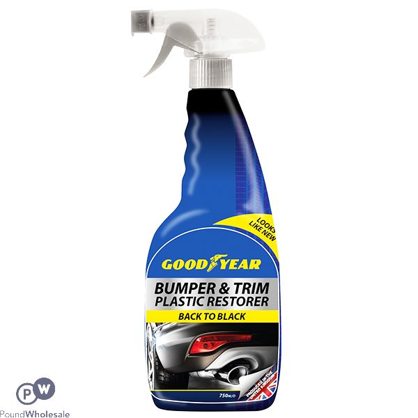 Goodyear Back-to-black Bumper & Trim Plastic Restorer 750ml