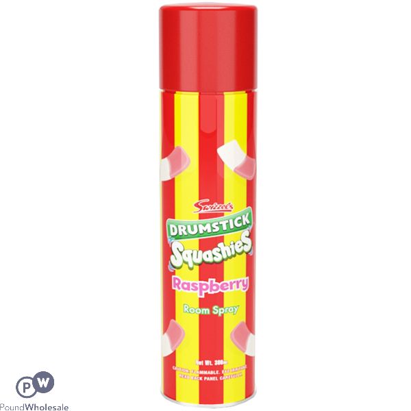 Swizzels Raspberry Drumstick Squashies Room Spray 300ml