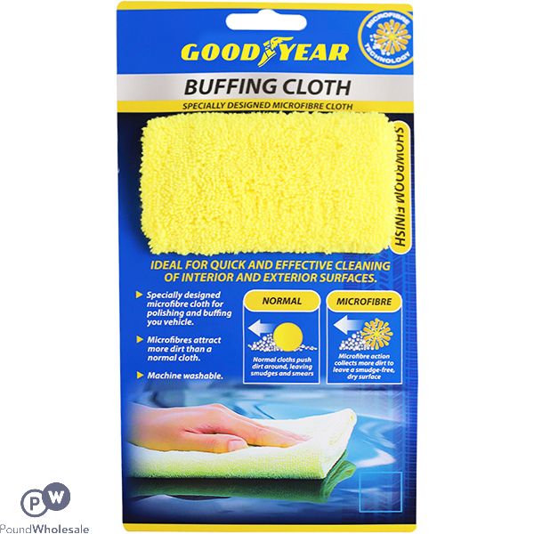 Goodyear Microfibre Buffing Cloth Large 40cm