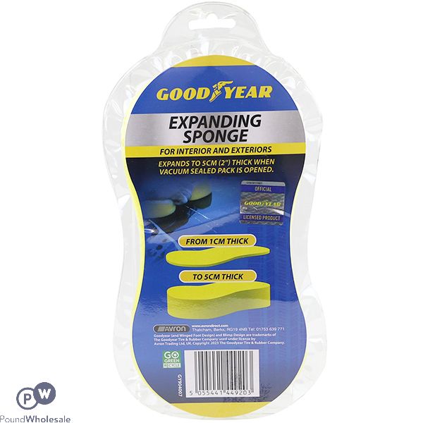 Goodyear Expanding Car Cleaning Sponge