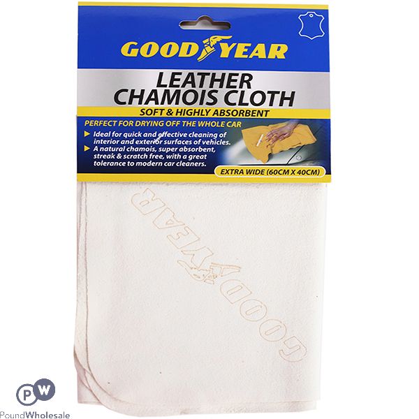 Goodyear Natural Leather Chamois Cloth Xl