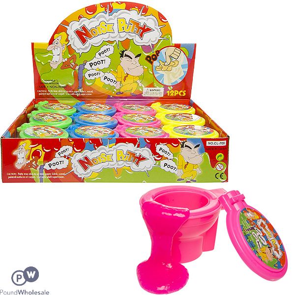 Toilet Noise Putty Cdu Assorted Colours