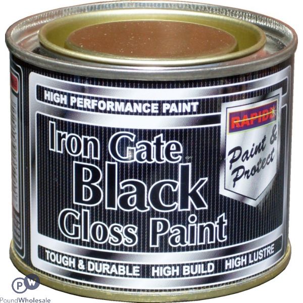 Rapide Iron Gate Black Paint 170ml