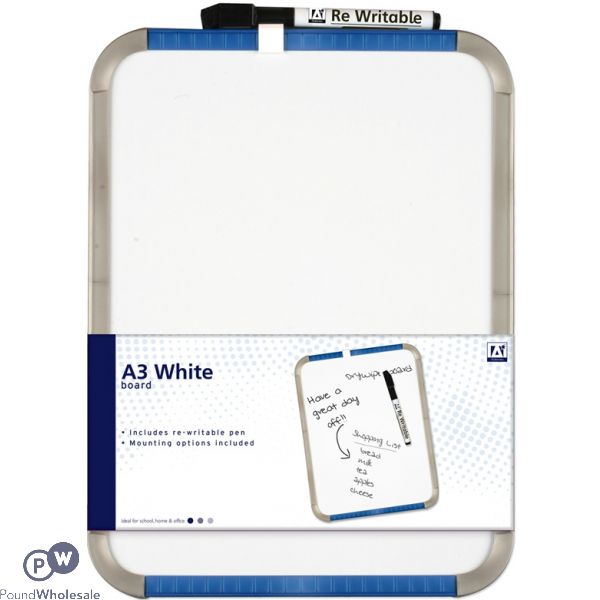 HANGING A3 WHITE BOARD SET