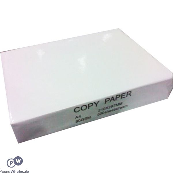 Premium Printer Copier A4 Paper 80gsm 500 Sheets Ream