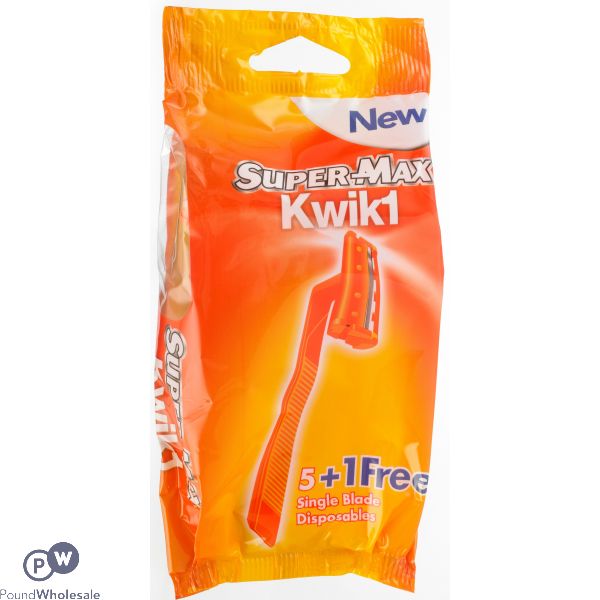 Supermax Kwik 1 5+1 Free Single Blade