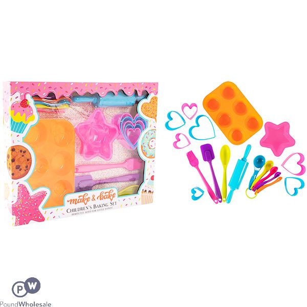 Make & Bake Kids Baking Set 14pc