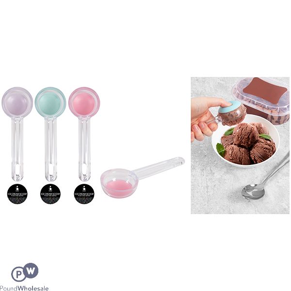 Living Colour Push & Serve Ice Cream Scoop Assorted Colours
