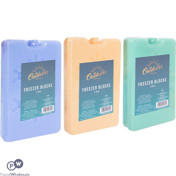 Bello Freezer Blocks 2 Pack Assorted Colours