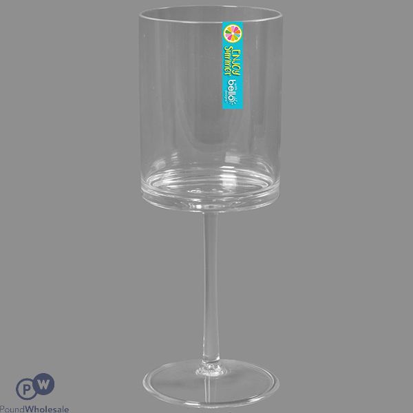 Bello Plastic Straight Wine Glass 280ml