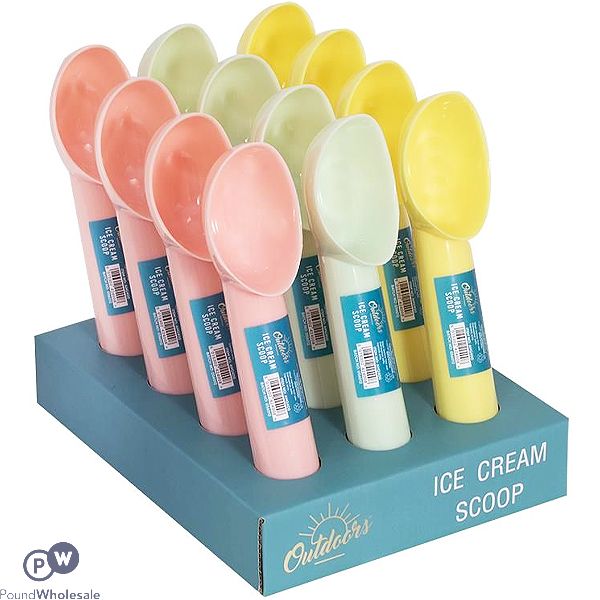 Bello Ps Ice Cream Scoop Cdu Assorted Colours