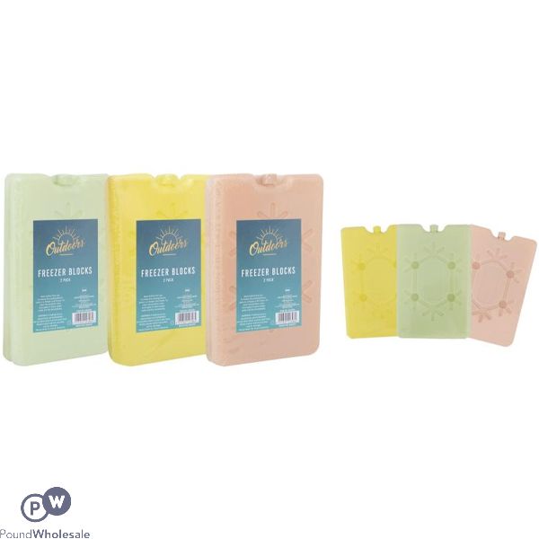 Bello Pe Freezer Blocks 2 Pack Assorted Colours