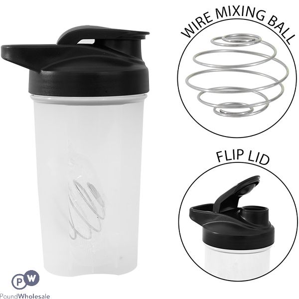 Coco & Gray Protein Shaker Drinking Bottle 500ml
