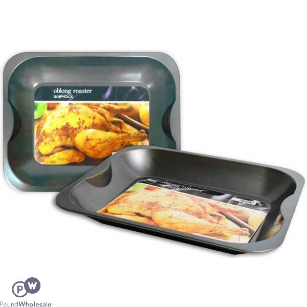 Non-stick Oblong Large Roaster 36 X 28 X 4.5cm