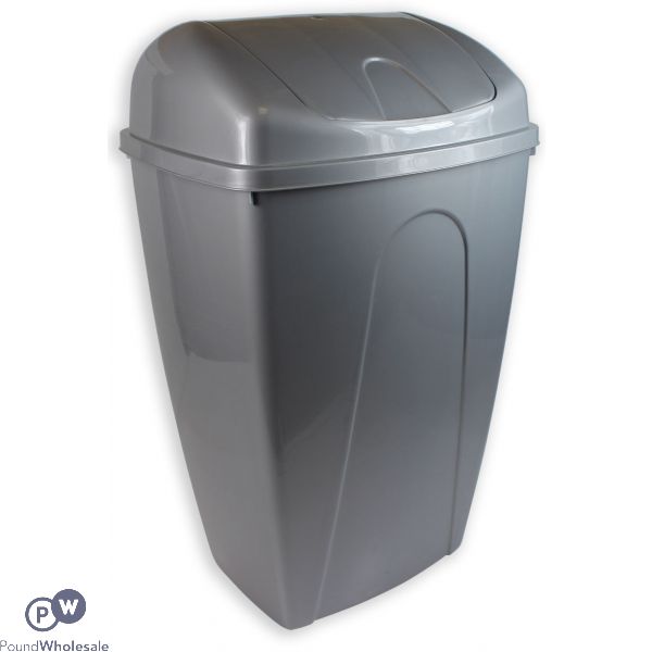 SWING BIN 25L SILVER