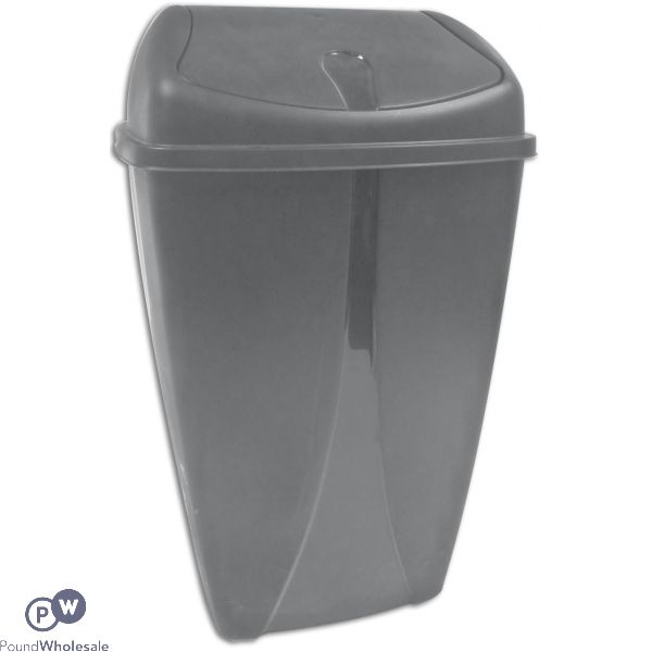 SWING BIN 50 LITRE SILVER