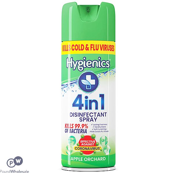 Hygienics 4-in-1 Apple Orchard Disinfectant Spray 400ml