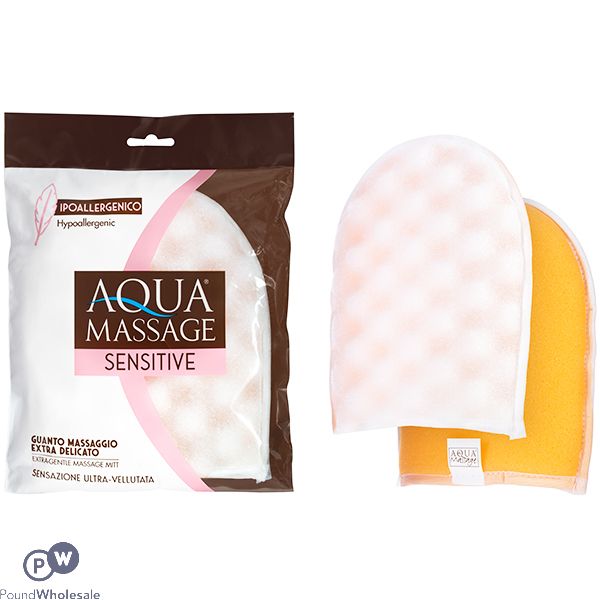 Aqua Hypoallergenic Sensitive Gentle Massage Mitt