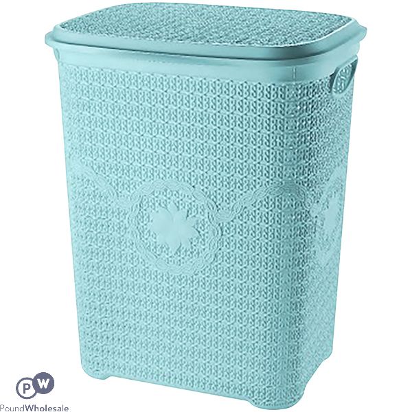 Knit Laundry Hamper Box