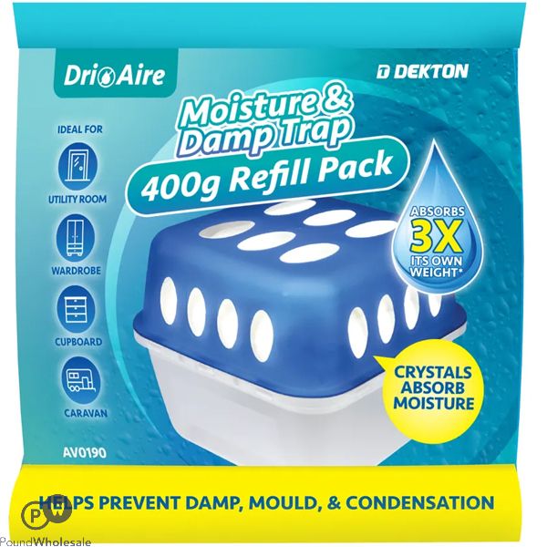Dekton Dri Aire Moisture & Damp Trap Refill Pack 400g