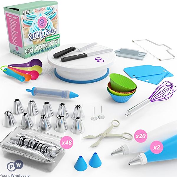 Swirly Bake Cake Decorating Kit 100pc