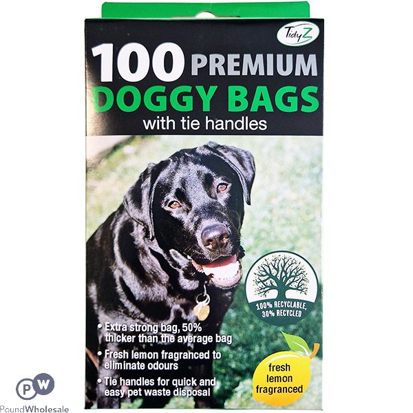 Tidyz Premium Extra Strong Doggy Bags 100 Pack