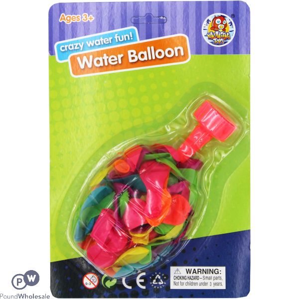 Water Balloons With Easy Fill Nozzle