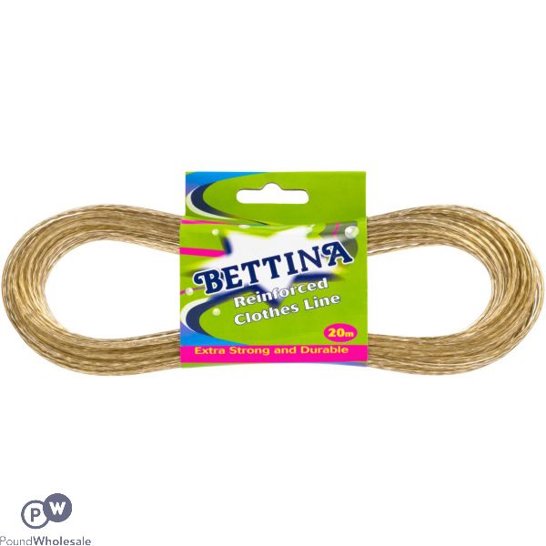 Bettina Reinforced Steel Core Washing Line 20m