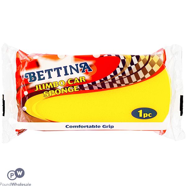 Bettina Comfortable Grip Jumbo Car Sponge