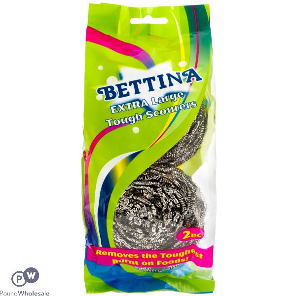 BETTINA EXTRA LARGE TOUGH SCOURERS 2 PACK