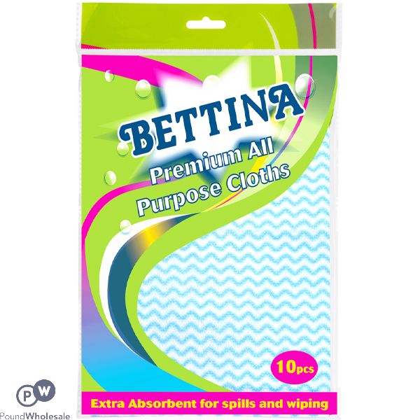 Bettina Premium All Purpose Cloths 10pc