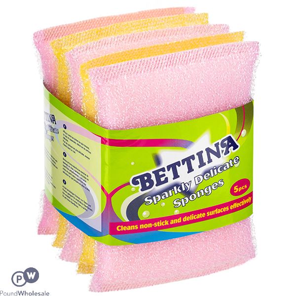Bettina Sparkly Delicate Scourers 5pc