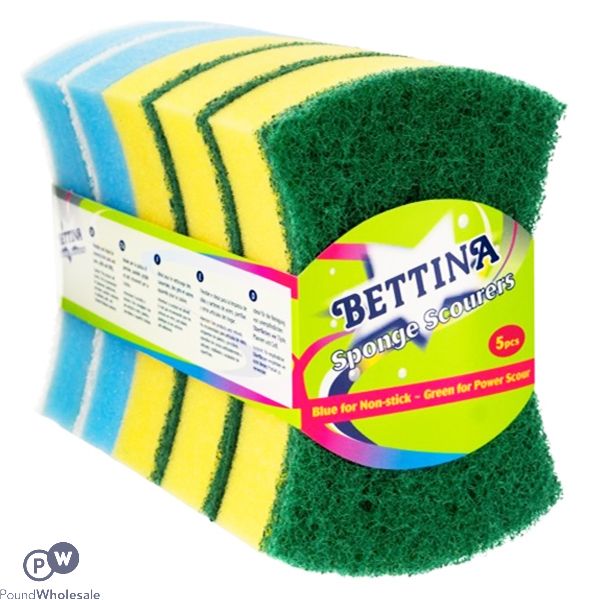 Bettina Butterfly Sponge Scourer Set 4 Pack