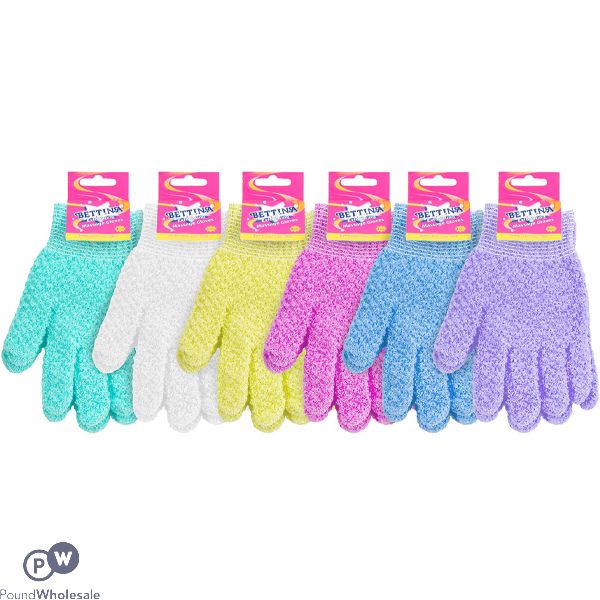 Bettina Exfoliating Massage Glove Assorted Colours