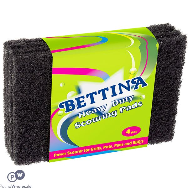 Bettina Heavy Duty Scouring Pads 4 Pack