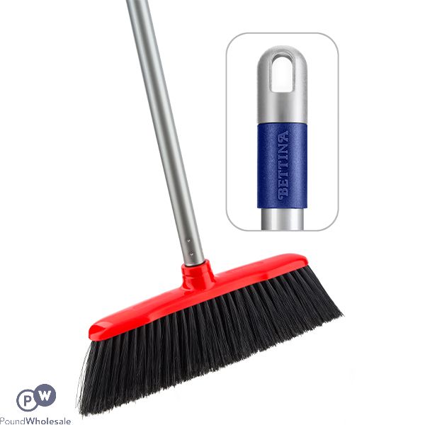 Bettina Spazio Broom Set With Silver Handle 123cm