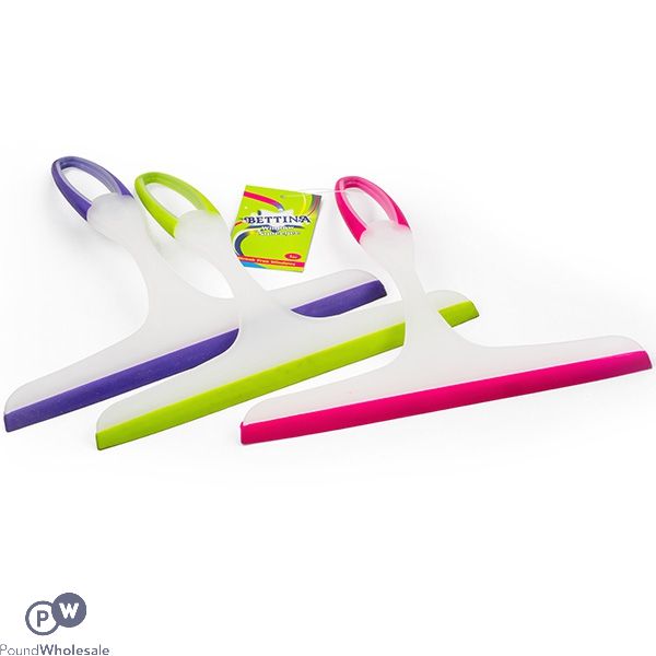 Bettina Streak-Free Window Squeegee 3 Assorted Colours