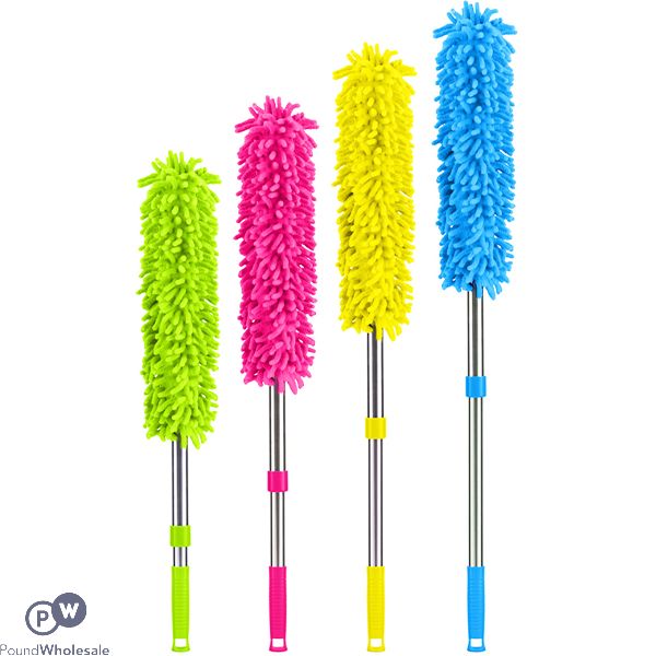 Chenille Noodle Duster In 4 Assorted Colours