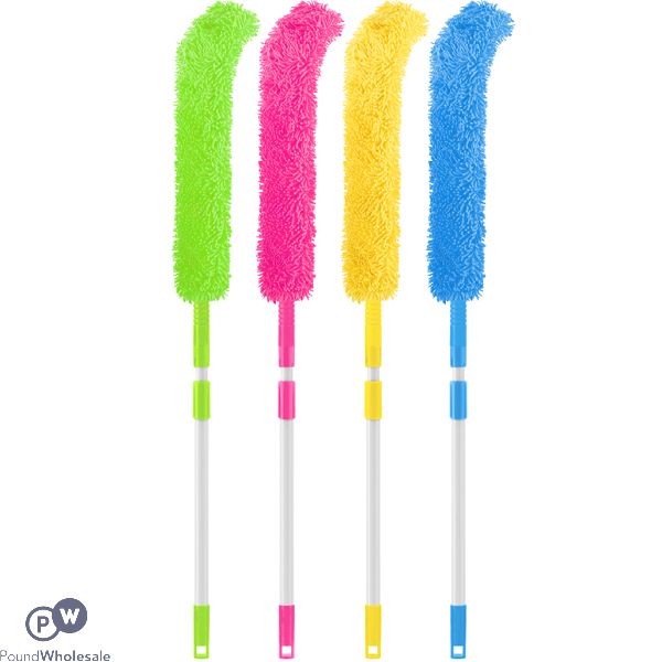 Bettina Chenille Flexible Duster Telescopic Handle Assorted Colours