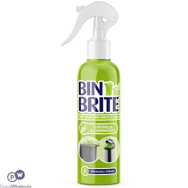 BIN BRITE CITRONELLA & LEMONGRASS BIN ODOUR NEUTRALISER SPRAY 400ML