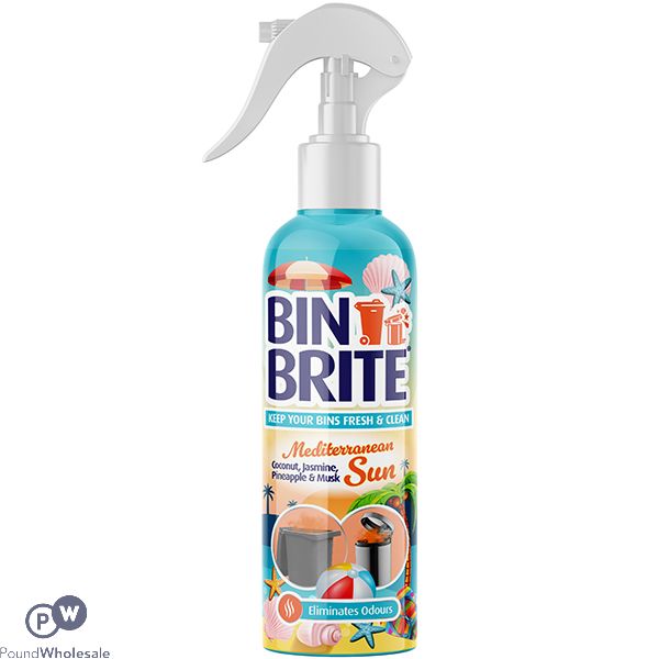 Bin Brite Mediterranean Sun Bin Odour Neutraliser Spray 400ml